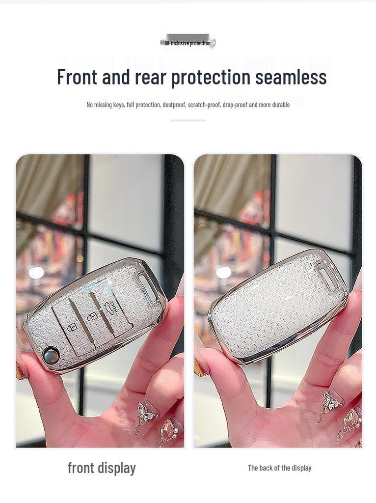 Kia Key Cover: Compatible with K3, Sportage, K5, K2, K4, KX3, KX5, KX1, Sorento, Telluride, Seltos - New Style.