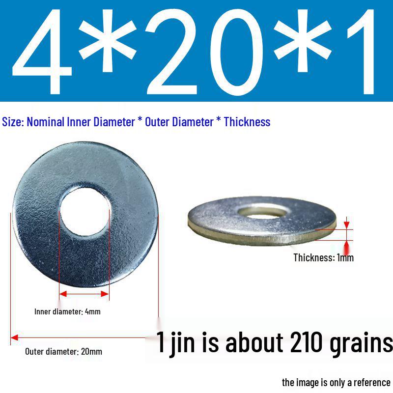 Galvanized Oversized Metal Washers M3-M60
