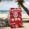 Beach Towel with FC Bayern München logo Pattern - soft,absorbent,machine washable Lightweight&Modern,swimming,Travel Essentials