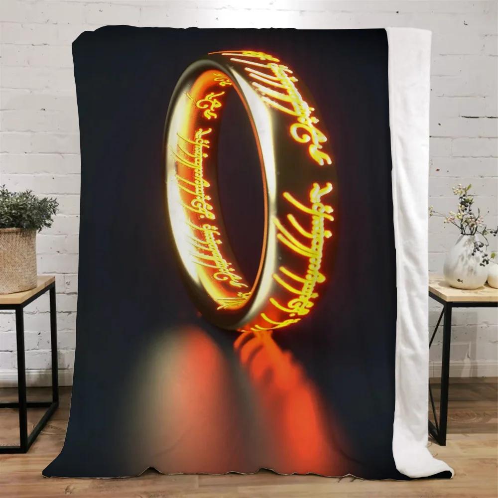 The Lord of the Rings Fleece Throw Blanket for Sofa Decoration Bed Blankets King Size Home Interior Knitted Plaid Luxury Bedding