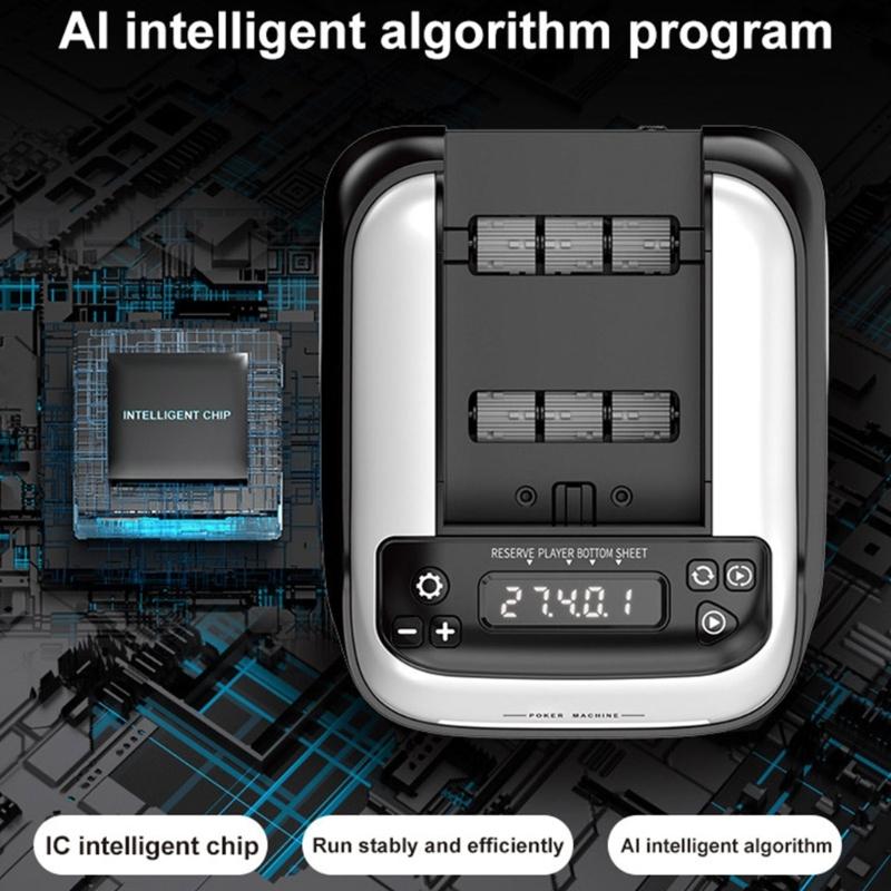 Інтелектуальна машина для роздачі карток з обертанням, яка відрізняється тихою роботою та стабільною основою для використання в професійних казино