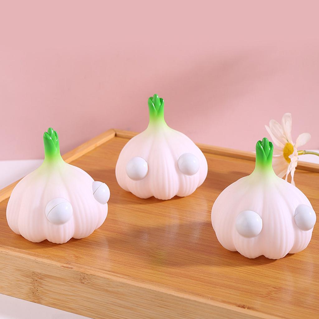 Squeeze Toy Garlic Shape Eyes Popping Toy Eyeballs Holding Sensory Toy Pressure Release Toy Eyes Popping Funny Gift