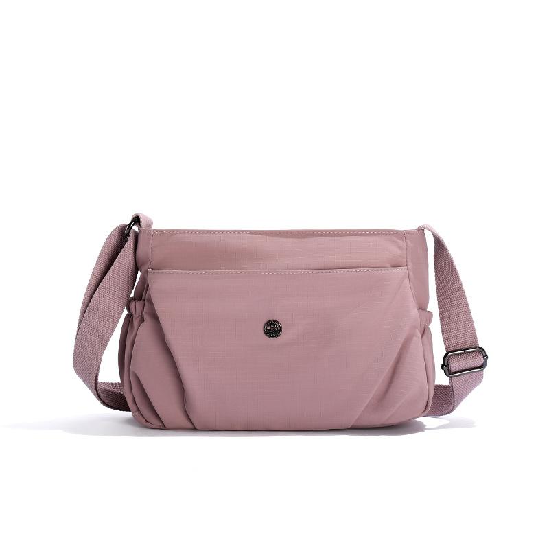 Solid Color Shoulder Bag Women's Lightweight Outdoor Small Square Bag Commuter Crossbody Bag