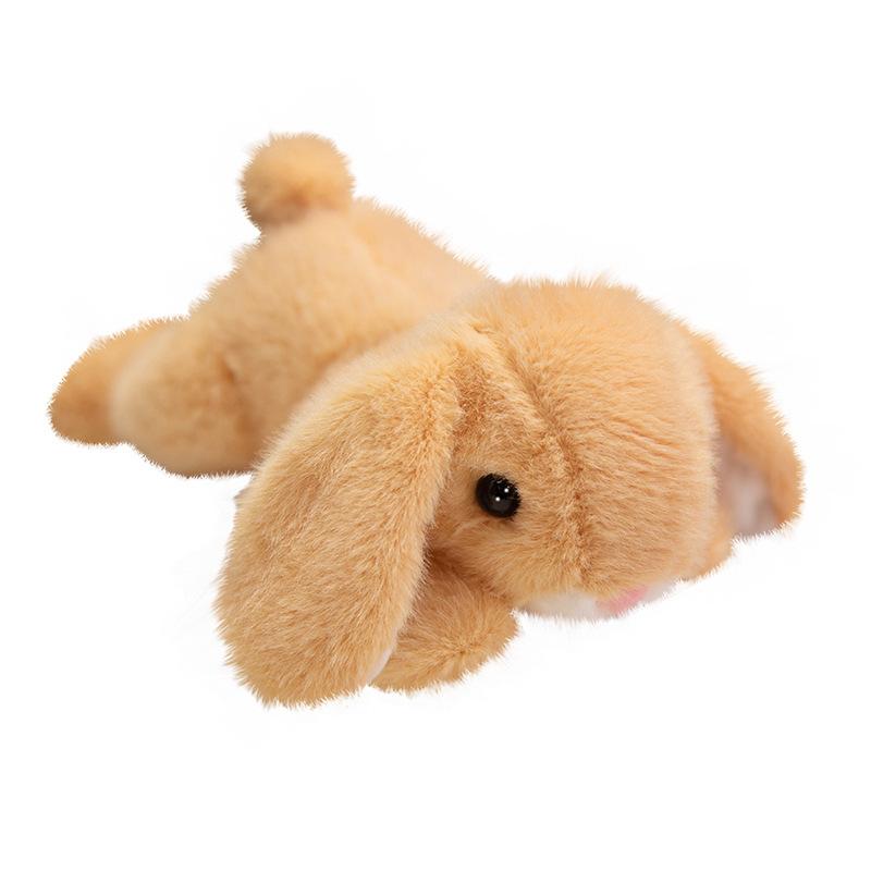 Cute Cute Fragrant Long-Eared Rabbit Doll Plush Toy Lying Down Little White Rabbit Doll Children Soothing Cloth Doll