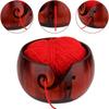 Wooden Yarn Bowl –Knitting & Crochet Organizer, Handmade Yarn Holder, Ideal Gift