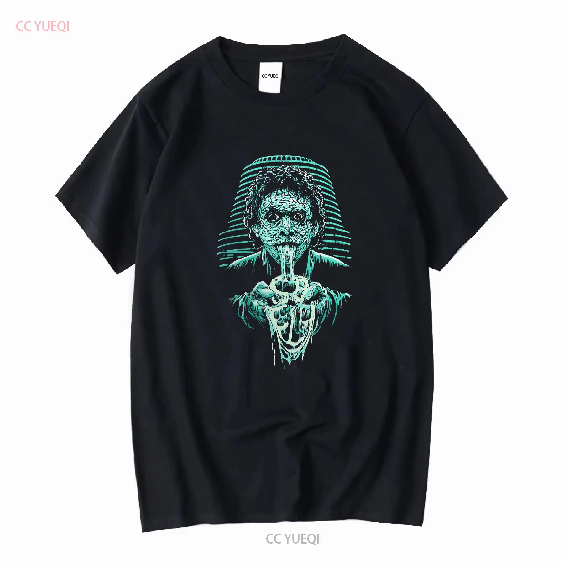 

Loot Fright THE FLY Classic Horror Movie Glow In Dark t shirt 2XL vintage Washed fashion Versatile designer clothes Unisex Soft 4XL