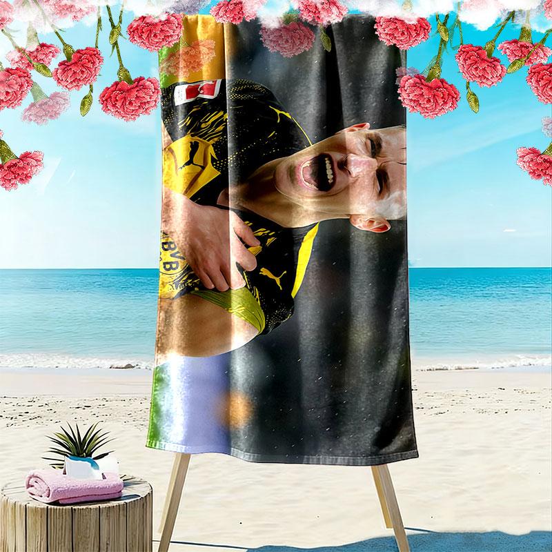 Schlotterbeck Print Beach Towel, Large Soft Quick Dry Towel for Beach Camping Swimming
