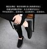 Cloth shoes men's four seasons men's shoes Korean version canvas shoes casual shoes black board shoes one pedal lazy shoes
