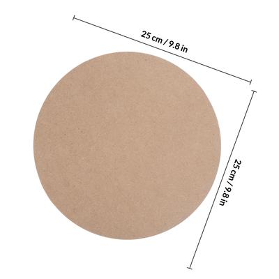 Pottery Wheel Bat Drying Board Round Density Board Smooth Surface Clay Sculpture Base Plate Pottery Kit Craft Tool