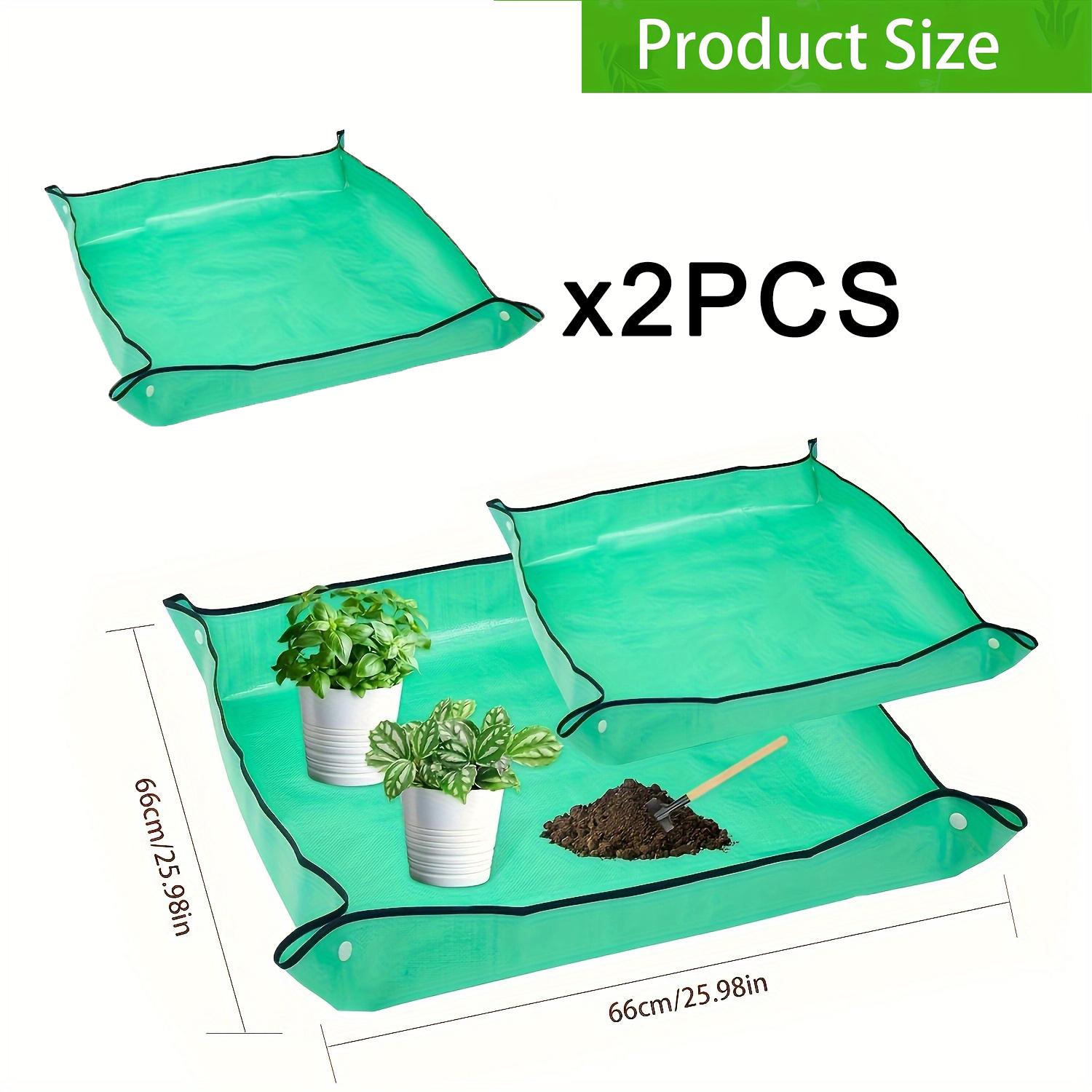 

100x100cm Tray Plant Accessories Plant Regeneration Mat Waterproof Transplant Pad Mixing Soil Plant Pruning Tool Gardening Gifts