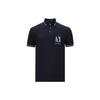Letter Logo Embroidered Short Sleeve Polo Shirt Men Polo Shirts Blue 8NZFPA-Z8M5Z-1510