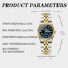 BINBOND Precise Quartz Watches For Men Week Display Auto Date Stainless Steel Luminous Waterproof Men's Watch Luxury Reloj