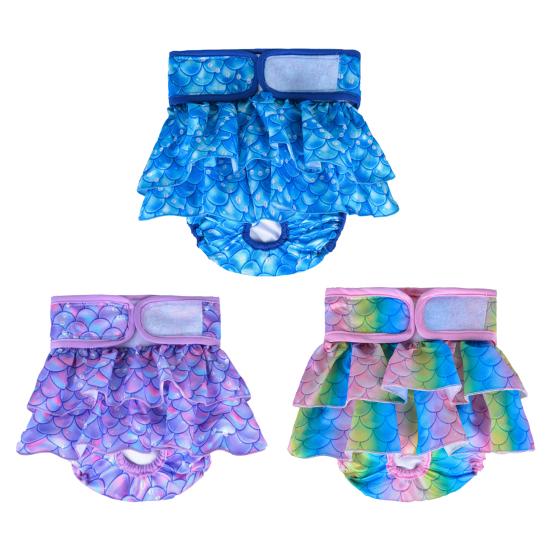 Pet Panties Quick-Drying Breathable Super Soft Washable Highly Absorbent Anti-harassment Dog Sanitary Panties