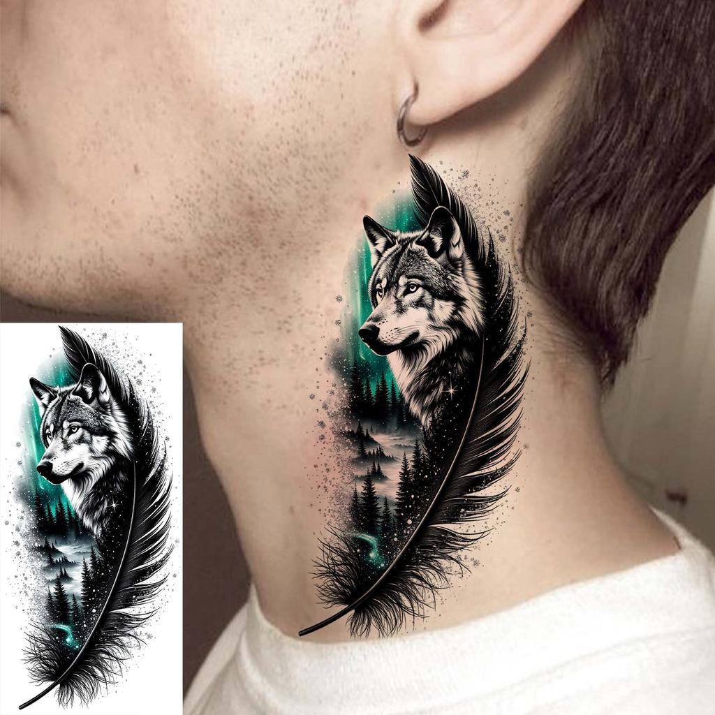 1 Sheet Scary Skull Grim Reaper Temporary Tattoos For Men Women Hand Arm Forearm, Realistic Fake Tattoo Sticker Halloween Tatoos