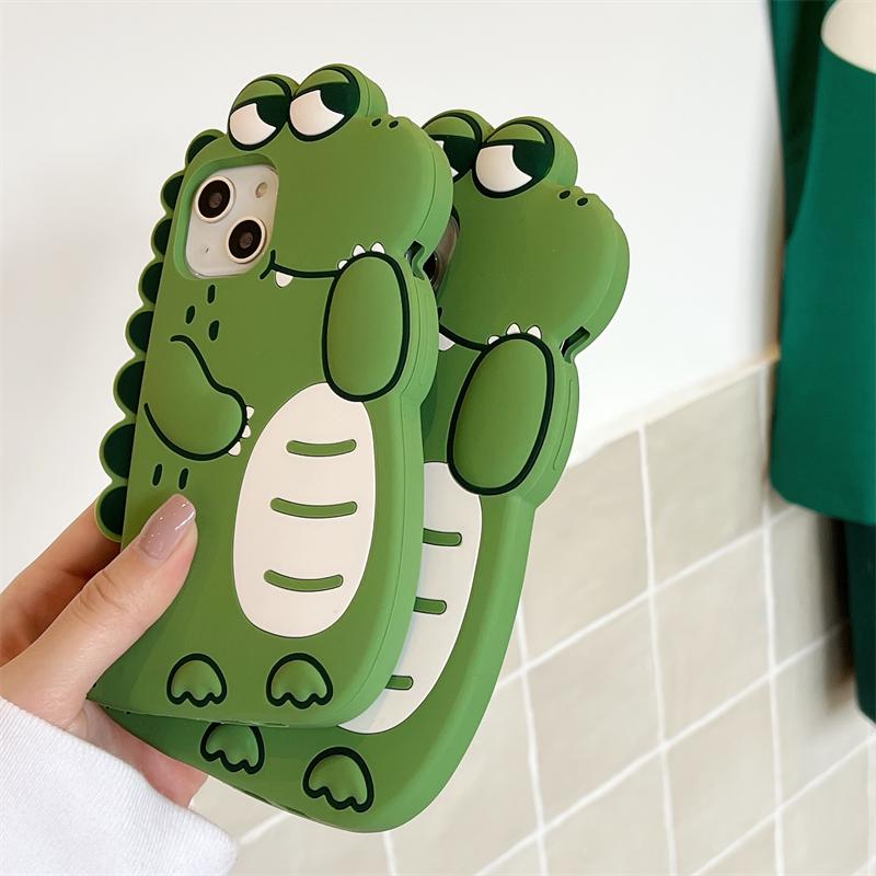 Husă de telefon cu personaje din dinozaur din desene animate pentru iphone 13 12 11 pro max husă de telefon pentru iphone 7 8 plus xs max xr carcasa de telefon drăguță