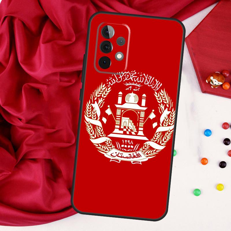 Afghan Afghanistan Flag For Samsung Galaxy A26 A05 A06 A16 A54 A34 A14 A22 A32 A52 A55 A35 A15 A53 A13 A56 A36 Case