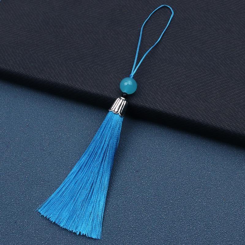 5 bucăți frumoși colorați ciucuri 8 cm fire de poliester ciucuri de culoare aurie ornament superior marcaj accesorii ventilatoare pliabile