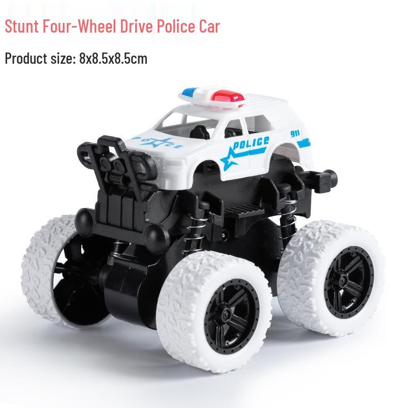 Popular Kids' 4WD Inertia Stunt Car - Drift & Rollover Capabilities