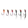 6pcs Brass Bead Head Epoxy Nymph Fast Sinking Fly Fishing Trout