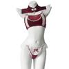 “Pure & Sexy Christmas Bunny Temptation Lingerie Set: Quick-Release Battle Robe”