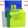 24x24 Baseplate with Rounded Corner for Building Blocks – Compatible with Major Brands