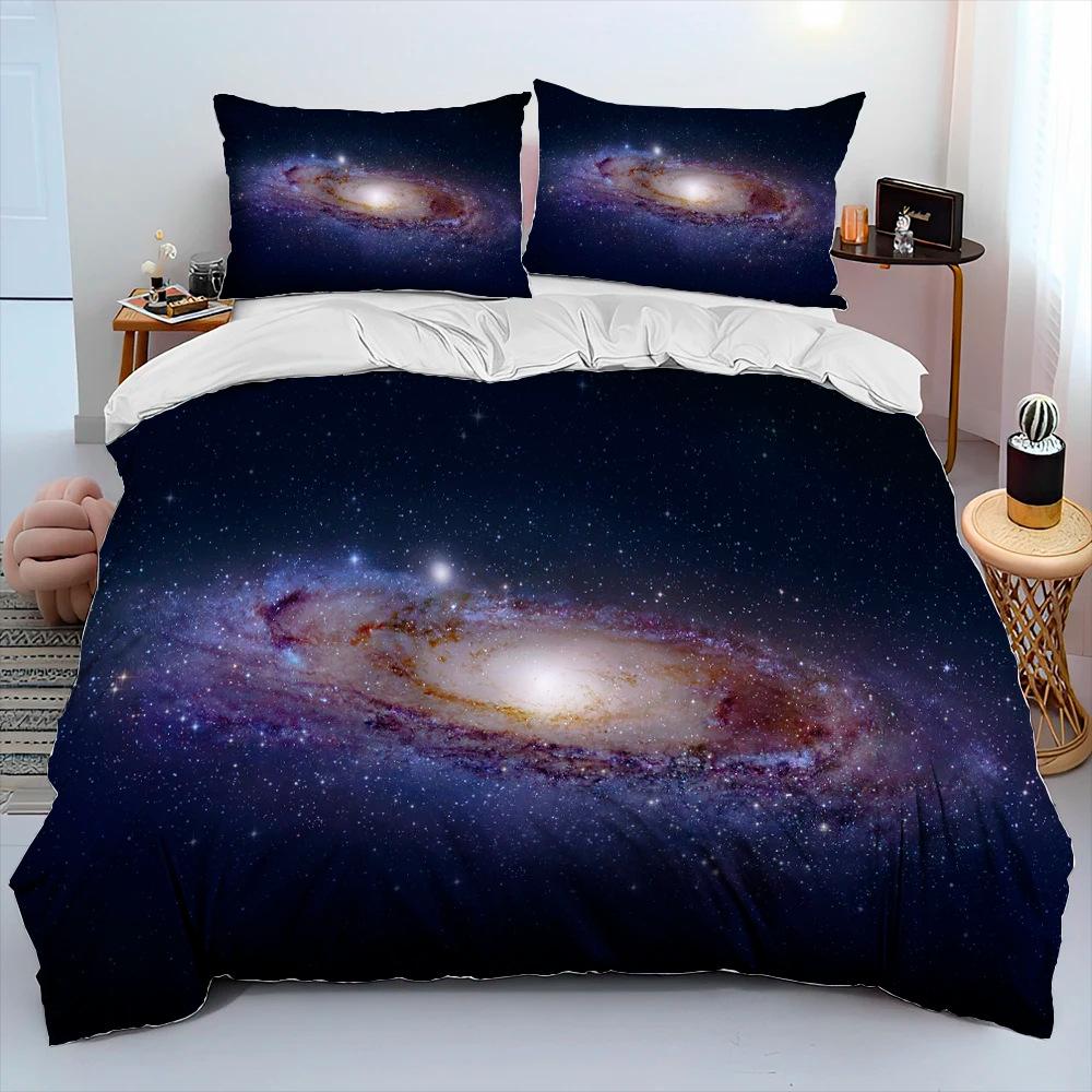 Digital Printing Three-Piece Universe Printing Bedding Home Textile Bedding