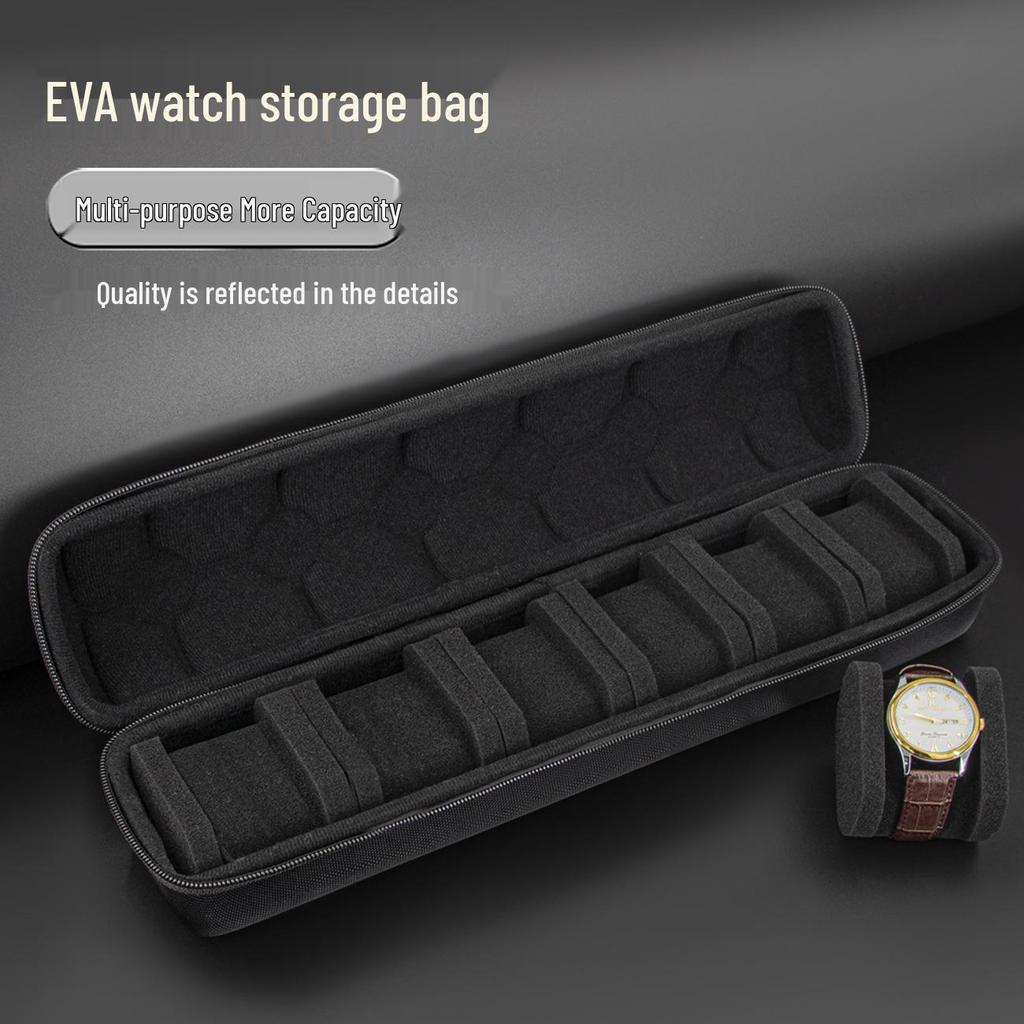 Apple Huawei Smartwatch EVA Storage Box with 5-Card Slot and Sponge Liner