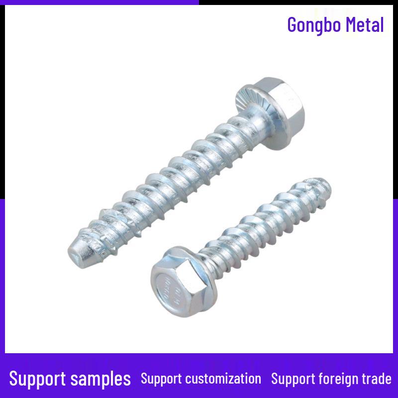 

Hex Flange Head Self-Tapping Concrete Anchor M6x40