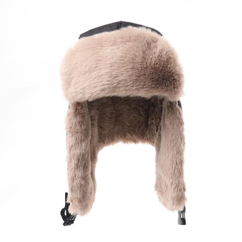 Winter Warm Thickened Ear-Protective Beanie Hat Men Women Outdoor Skiing Cycling Windproof Knit Cap