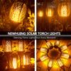 12LED MINI Torch Lights Realistic Dancing Flames Lamp ABS IP65 Waterproof Outdoor Lawn Led Solar Garden Light