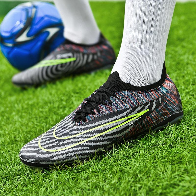 New football shoes adult long nails men's and women's broken nails children's students low-top training shoes large size