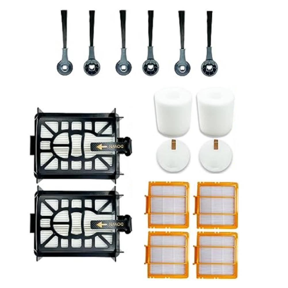 16 Pcs/set For SHARK AI For Ultra 2 In 1 For RV2600WSEU RV2500SEU Side Brush Filter Vacuum Cleaner Accessories Spare To Replace