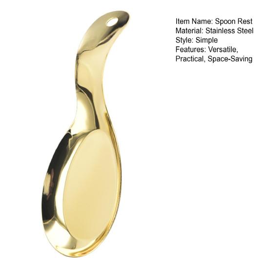 Stainless Steel Spoon Rest for Stove Top Countertop Spoon Holder Kitchen Utensil Organizer