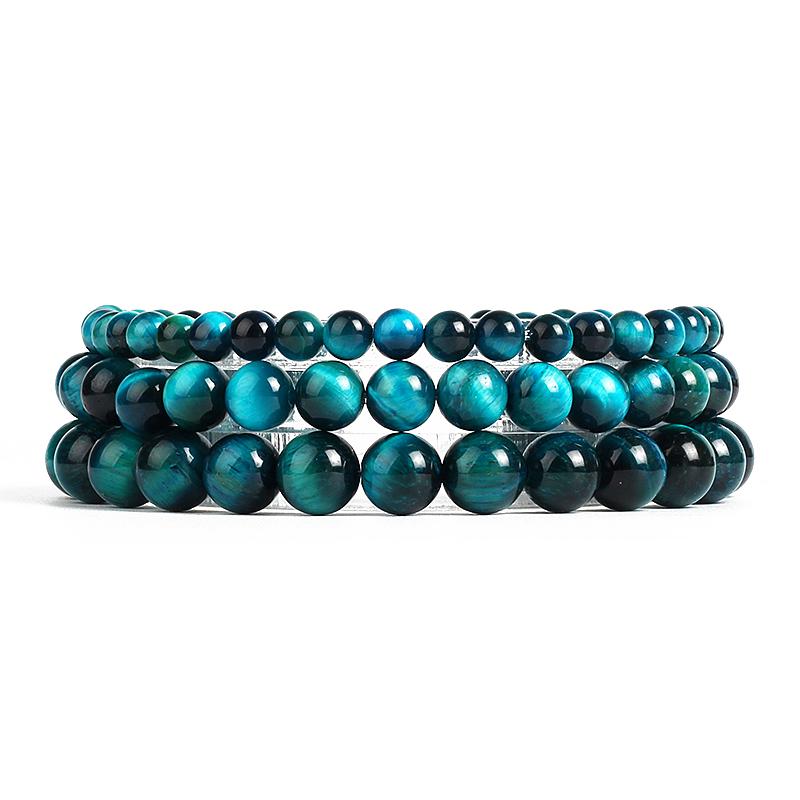 6/8/10mm Perlen Yoga Armband Herren Naturstein Armbänder Für Frauen Labradorit Achat Quarz Heilung Reiki Chakra Armreifen Schmuck