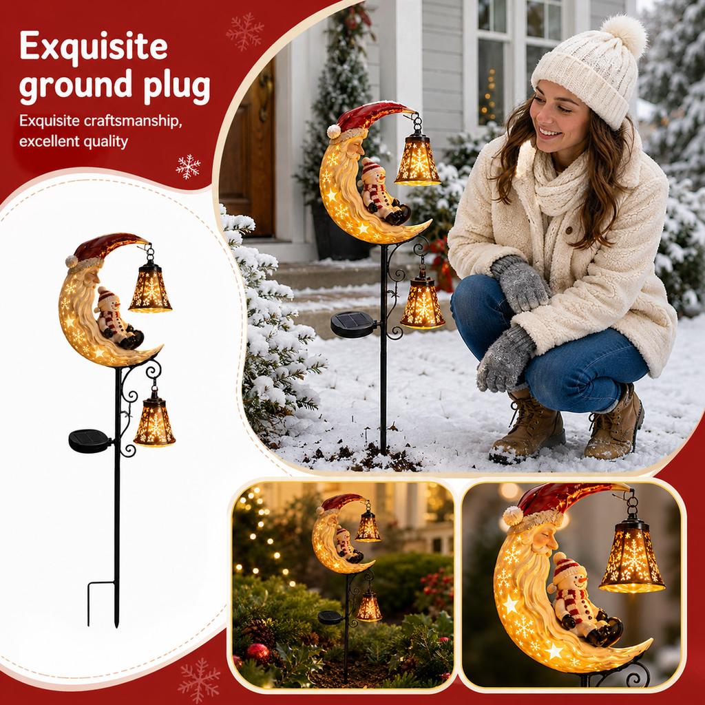 Christmas Garden Stake Lights for Outdoor Patio, Walkway, Yard and Decoration