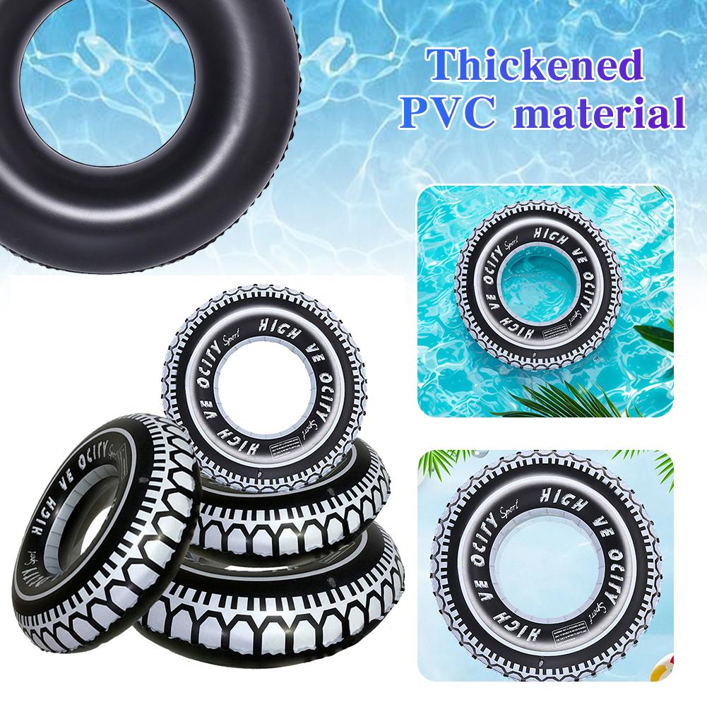 Thickened Swim Ring Float with Handle Swimming Circle Swimming Ring for Kids Adults for Swimming Pool Party Decorations