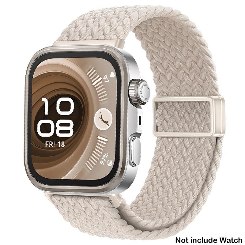 

Magnetic Nylon Loop Strap for Huawei Watch Fit 4Pro/Fit4/3 Elastic Braided Watchband Band for Huawei Fit3 Fit4 Fit 4Pro Bracelet For Huawei Fit 4 зірка