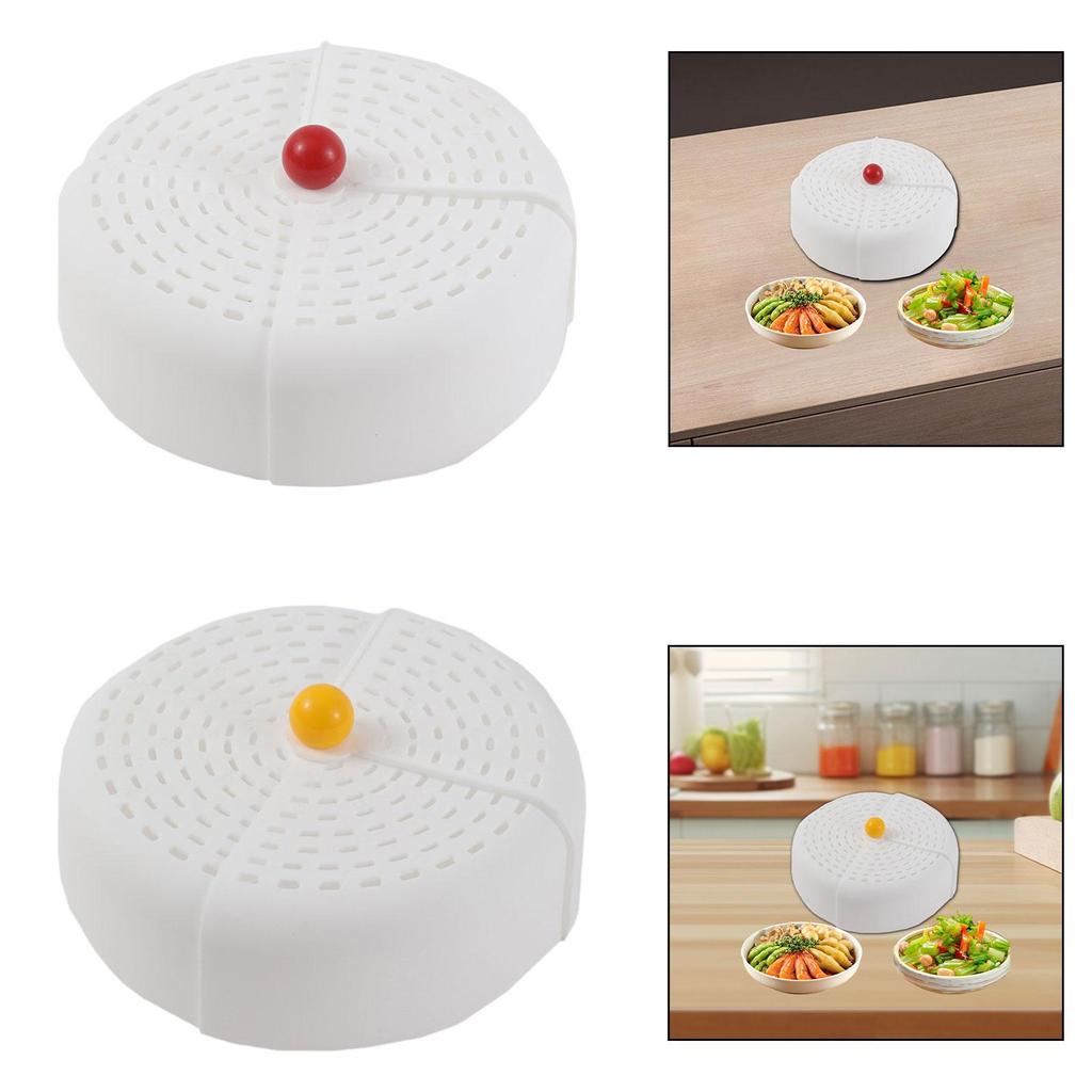 Food Cover Foldable Breathable,Dustproof Protector,with Handle Hollowed Out,Accessories for Picnics BBQ Indoor Home Parties