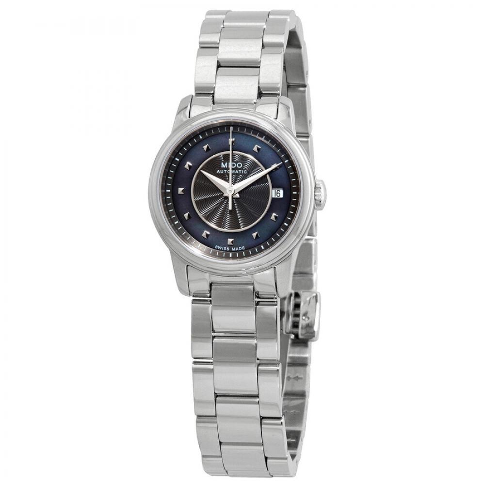 

Mido Baroncelli Iii Automatic Black Mother Of Pearl Ladies Watch M010.007.11.121.00 M0100071112100