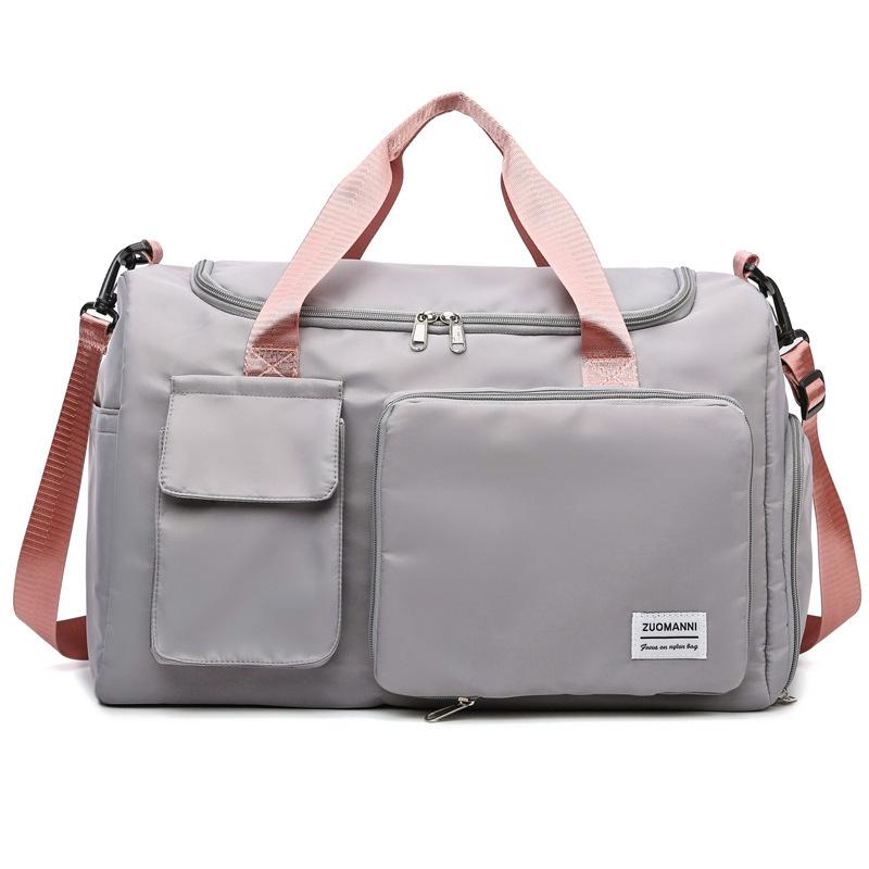 Women's Waterproof Yoga Fitness and Travel Bag - Versatile, Large Capacity, Handheld or Over-the-Shoulder, Fits On Luggage Trolley