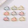 5pcs Cute Gemstone Cloud Pendant Charms for Necklace Earrings Bracelet DIY Handmade Jewelry Accessories Supplies