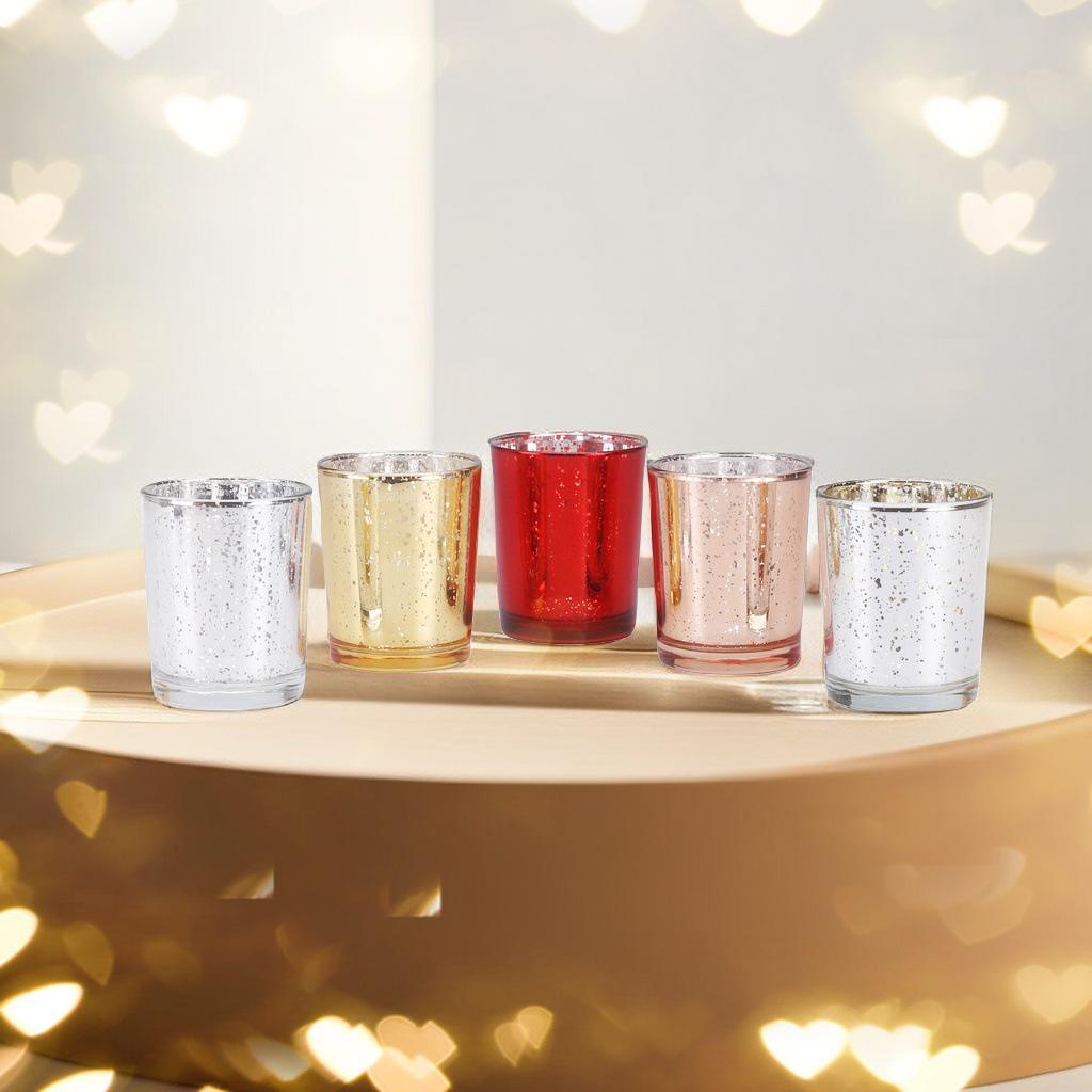 Starry Sky Christmas Glass Candlestick - Bestselling European & American Aroma Candle Cup