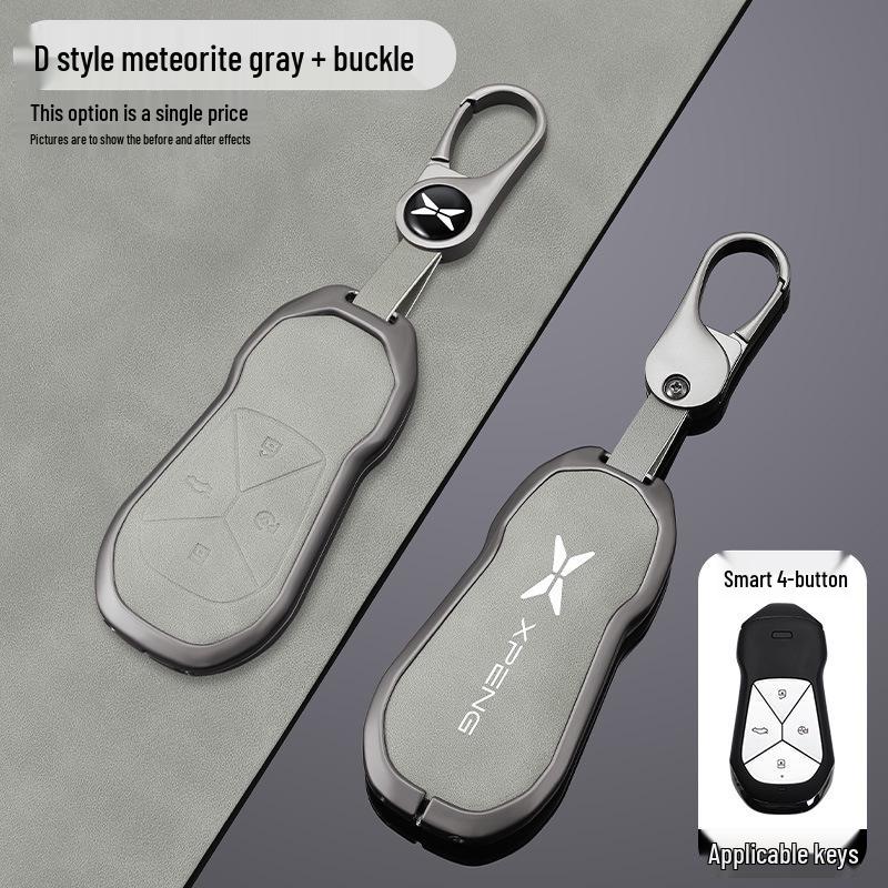 Premium Car Key Case & Chain for Xiaopeng P7, G6, P7i, P5, G3, G3i, G9 Models