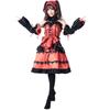 Date A Anime Live Tokisaki Kurumi Cosplaycostume Lolita Dress Girl Halloweensuit
