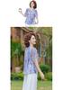 Chiffon Short-Sleeved Blouse – Mother's Summer Style for Middle-Aged Women