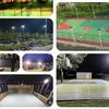 Solar Floodlights Garden Lamps High Pole Golf Course Projection Lights Split Remote Control Light Control Sensor LED Lights