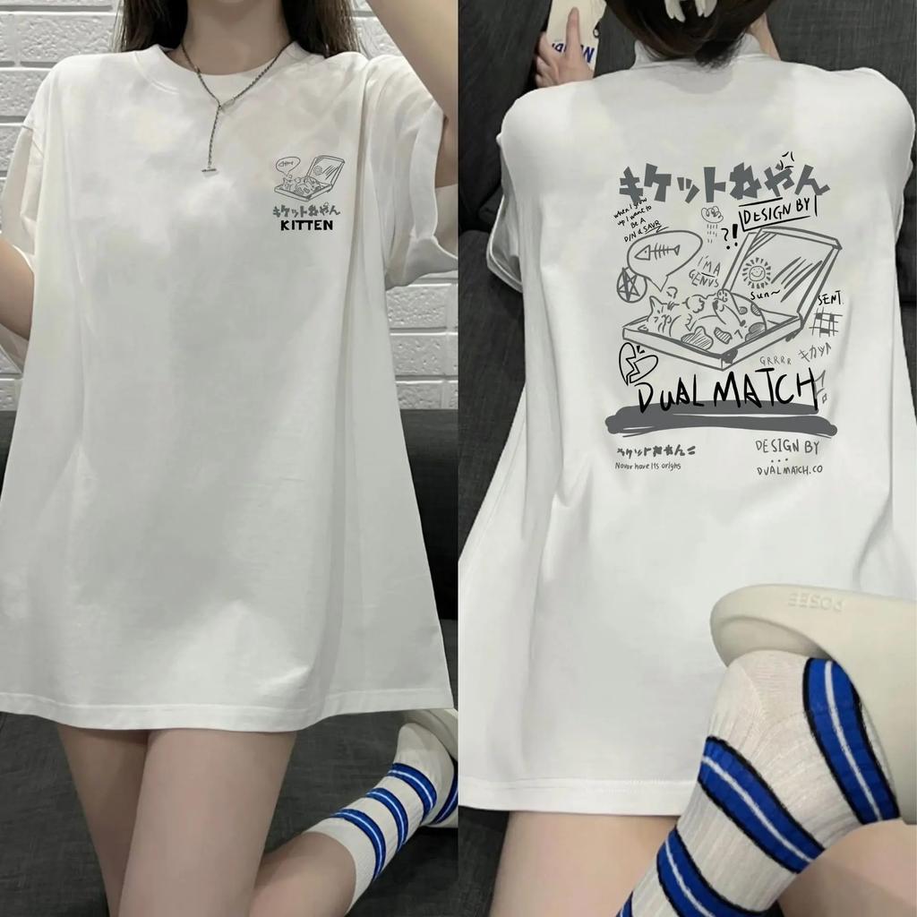 Summer Vintage Casual cotton Comfortable Tees Short Sleeve Oversized t-shirts Graphic Tops Y2k Style Original Clothes