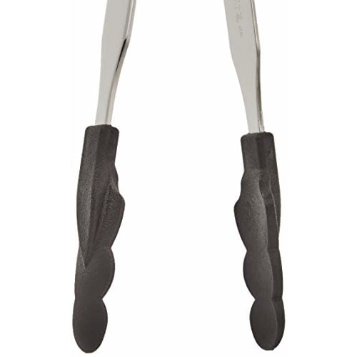 Tanabe Metal N Antibacterial Heat-Resistant Color Tongs, Small, Black, Slim, Metal Part: Stainless Steel, Tip: 66 Nylon, Glass Fiber (with Antibacteri