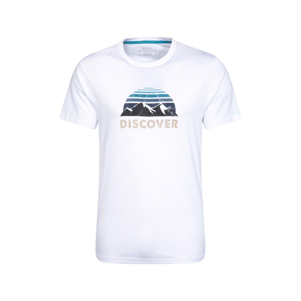 Mountain Warehouse Mens Discover Organic Cotton T-Shirt
