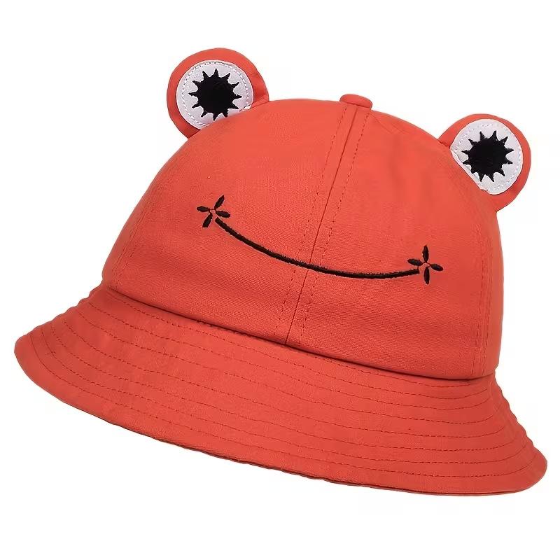 New Frog Bucket Hats Women Bucket Hat Women Summer Outdoor Sun Fishing Cap Cotton Wild Panama Hats Sunscreen Bob Caps